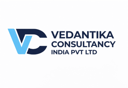Vedantika Consultancy logo design Vedantika Consultancy logo design