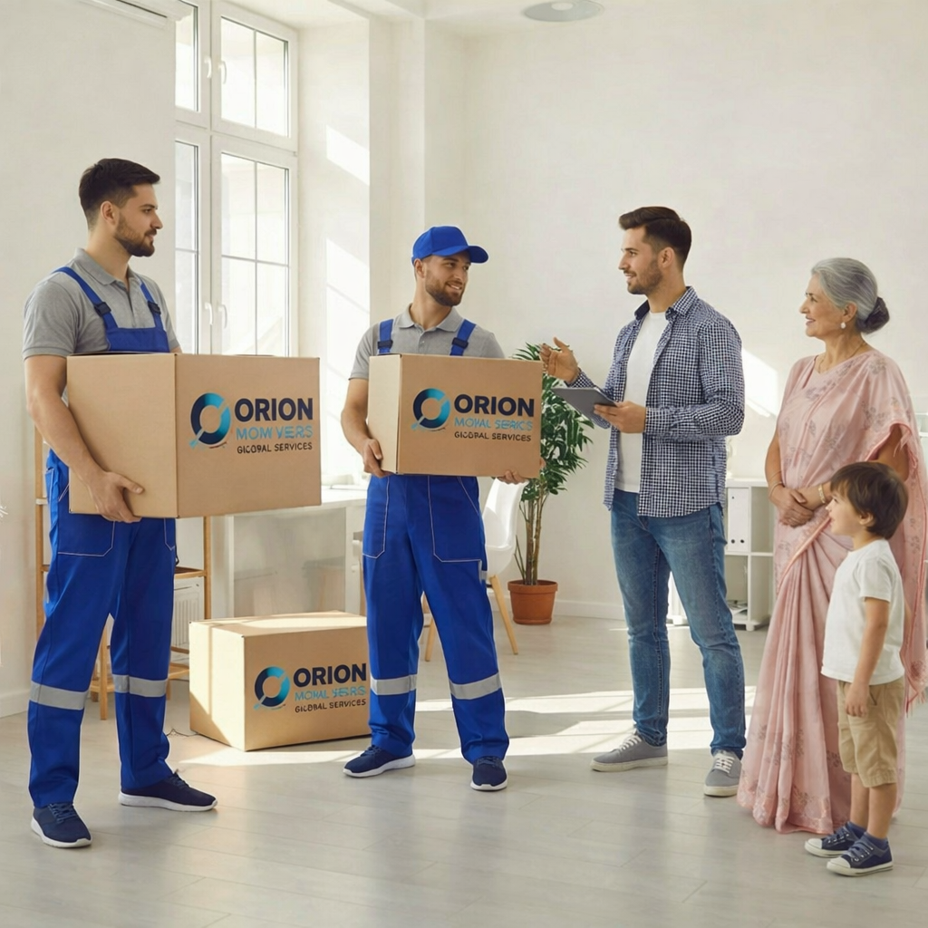 Packers delivering items to home